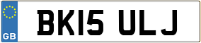 Truck License Plate